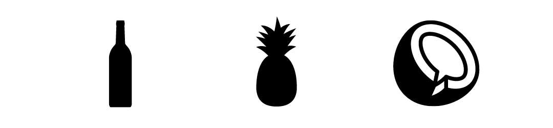 rum kokos ananas
